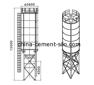 Cement SiloDrawing Cement SiloDrawing