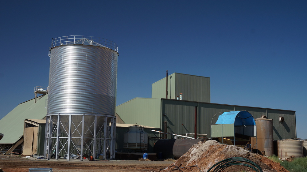 Steel silo, Food warehouse