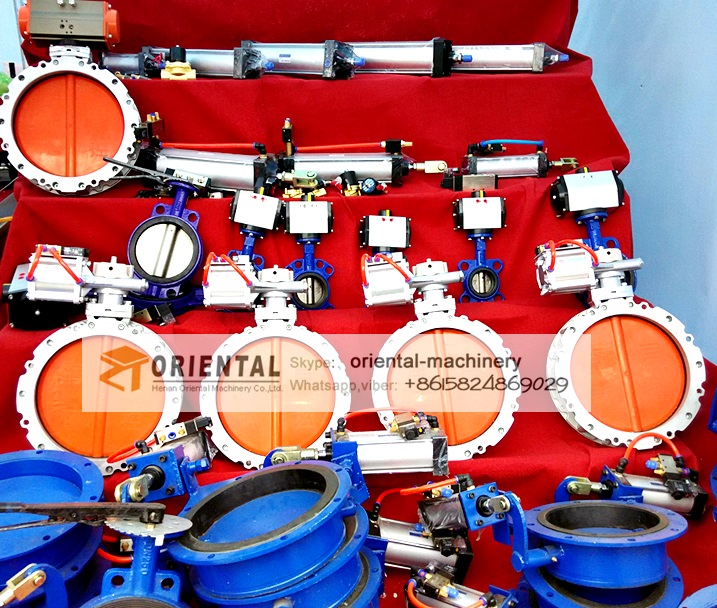 DN150 Pneumatic butterfly valve